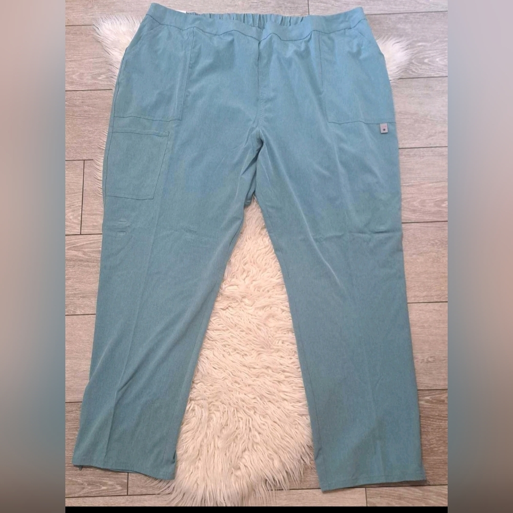 Scrubstar Active Premium Pull-On Scrub Pants – Light Teal Blue – Women's